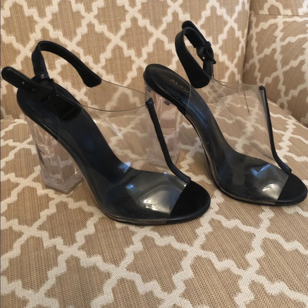 ALDO CLEAR HEELS